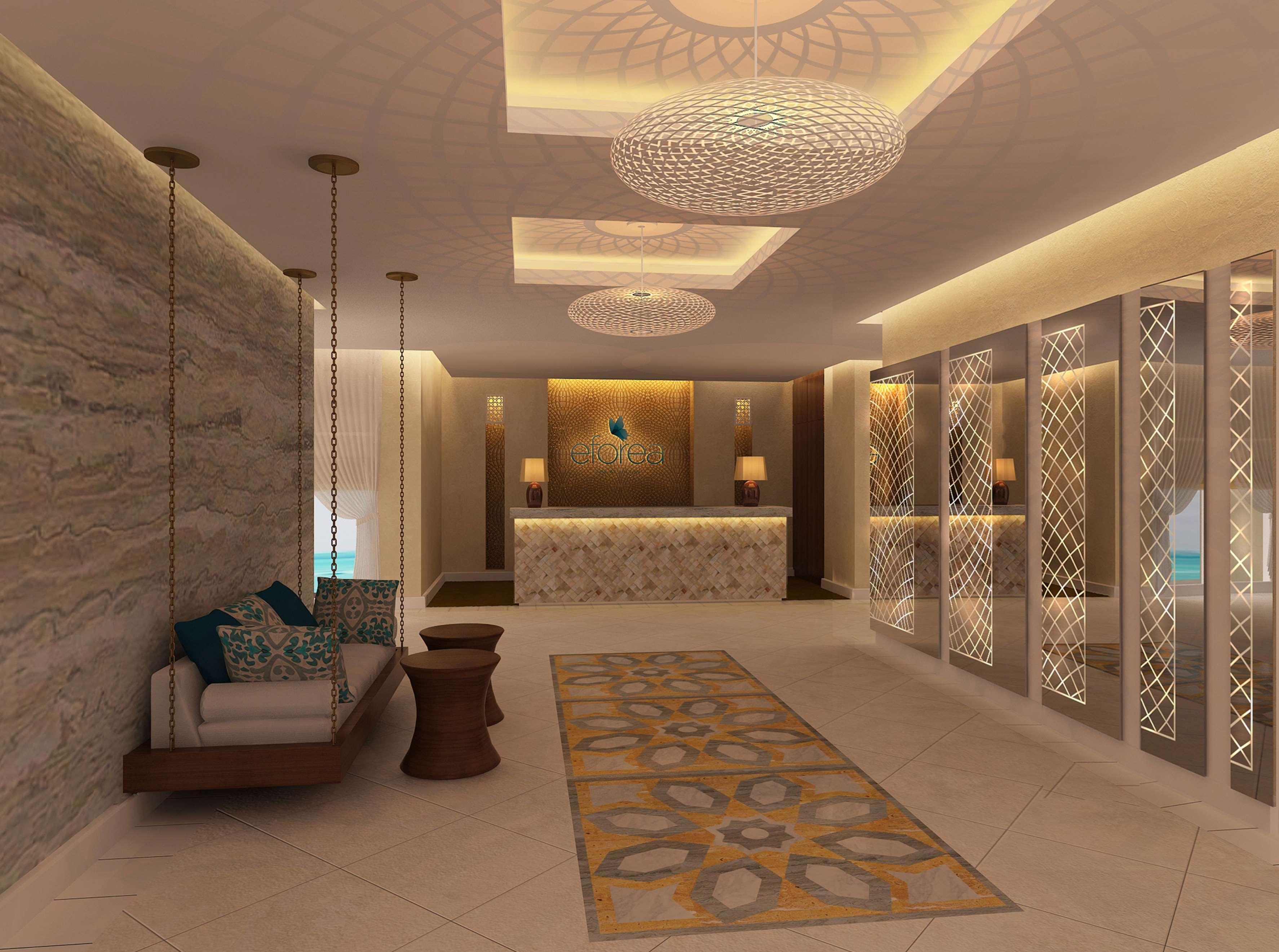 Doubletree By Hilton Resort & Spa Marjan Island Ras al-Khaimah Exterior foto 3D rendering of a lobby